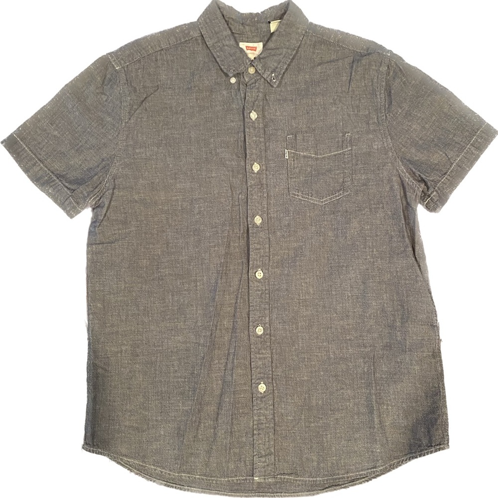 Levi’s Men’s Casual Button Down Short Sleeve Shirt Large